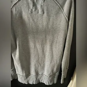 American Eagle Distressed Hoodie Women’s Grey Size Medium Slim fit. thumbnail 4