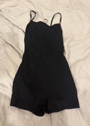 Zara rib knit romper thumbnail 1