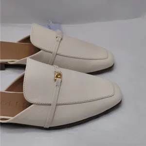 Aerosoles Womens Loafer Mules Size 9.5M Ivory Leather Quiet Luxury Comfort Shoes thumbnail 7