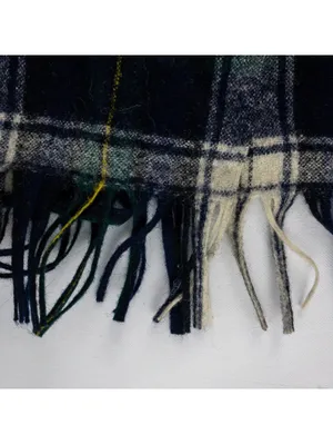 Pendleton Vintage Green Plaid Wool Scarf Unisex Men Women US thumbnail 7