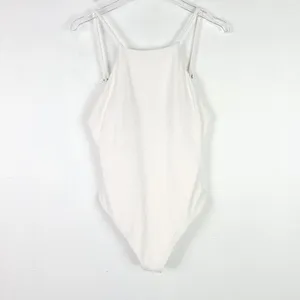 NWT Andie Swim The Asbury Rib One Piece Swimsuit Coconut Size Medium M $115 NEW thumbnail 2