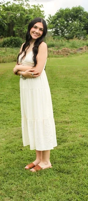 White long dress thumbnail 1