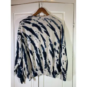 Young Fabulous Broke Sweatshirt Women's Small Tie Dye Stretch Soft Oversize‎ thumbnail 4