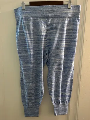 Ugg Women'S Size Xl Night Sky Blue Heather Imogen Capri Joggers Pants 1013744 thumbnail 3