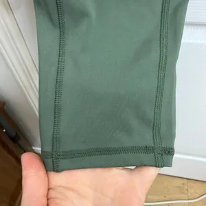 Leg End green high waisted‎ side pocket athletic active stretch leggings XL thumbnail 3