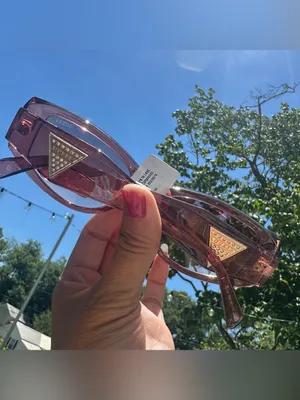 GUESS Translucent Brown Sunglasses Gold Rhinestone-Accented Logos GO00086-45B thumbnail 14