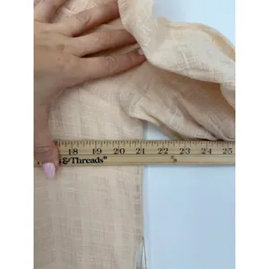 Evereve Carly Blush Cotton Tiered Midi Dress Puff Sleeve Cottage Size Large NWT thumbnail 6