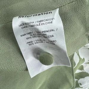 Reformation Brogan Dress in‎ Willow floral midi sz 4 thumbnail 9
