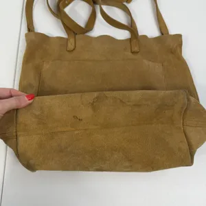 Madewell The Medium‎ Transport Tote Corduroy Suede Edition Crossbody Strap Gold thumbnail 8