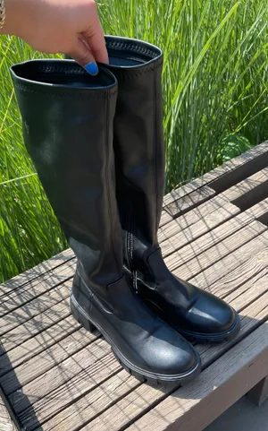 Steve Madden Chunky Heel Lug Boots thumbnail 1