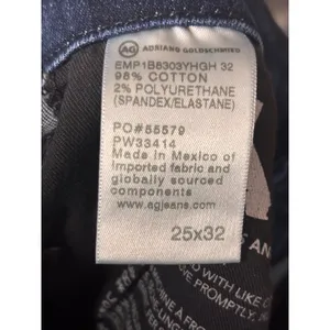 AG Women Farrah Boot Jeans 25 Dark Indigo High Rise Japanese Denim Classic thumbnail 9