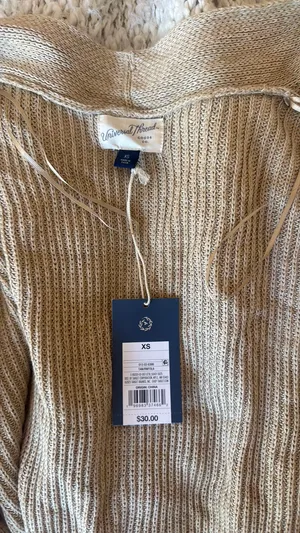 Universal Threads Brand New With Tags 100% Cotton Cardigan thumbnail 2
