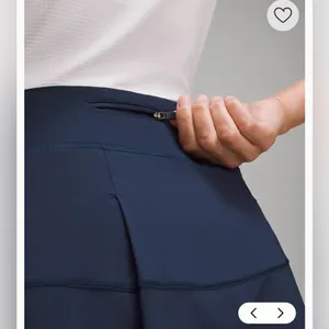 Lululemon Athletica Dark Blue Mini Skirt thumbnail 4