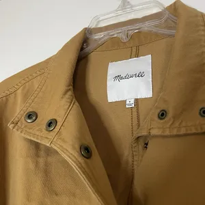Madewell Southlake Military Jacket Honey brown size small thumbnail 3