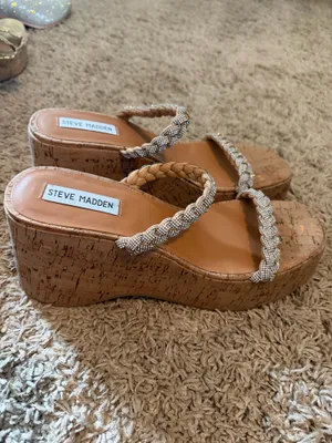 Steve Madden Cork Platform Sandals thumbnail 2