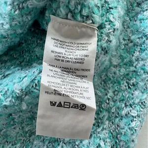 Free People BFF Cocoon Solid Crewneck Sweater Blue Size Large thumbnail 8