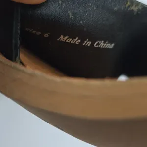 Dolce Vita Heeled Sandals Black Leather Round Heel‎ Women's size 6 thumbnail 7