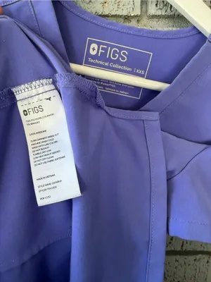 Figs Scrub Set Blueberry Purple Catarina Top Zamora Joggers Size XXS thumbnail 8