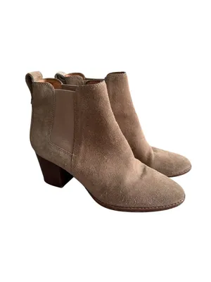 MADEWELL Taupe Suede Ankle Boots Size 9 Womens thumbnail 2
