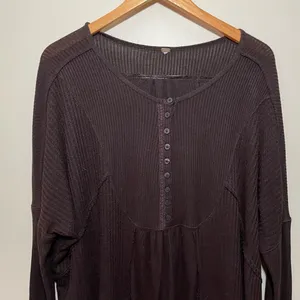 Free People Leo Henley Thermal Top thumbnail 2
