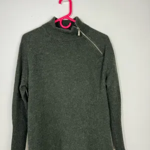 Vineyard Vines Sweater Alpaca Blend Pullover Zipper Neck Poncho Size Medium thumbnail 5
