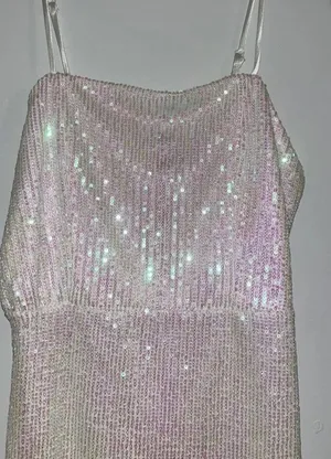 White Sequin Dress thumbnail 3