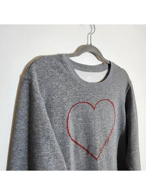 Home Free Womens Gray Tennessee Heart Graphic Sweatshirt Size XL thumbnail 3