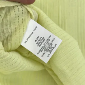 NWT O'Neill 100% Cotton Lemon Yellow Crop Top Sz S Scalloped Hem Square Neck thumbnail 11
