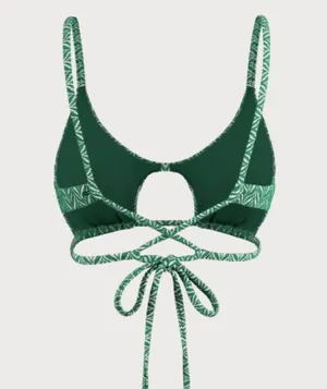BERLOOK Green Geometric Textured Cut Out TOP AND BOTTOM 03 thumbnail 6