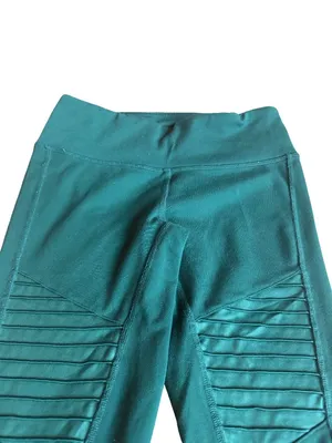 Alo Yoga High-Waisted Moto Leggings Greem Stretch Ankle Length Workout Size XS thumbnail 5