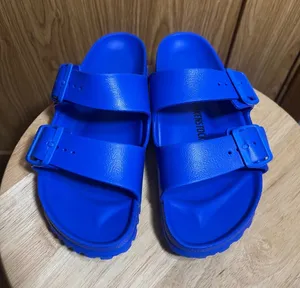 Birkenstock Unisex Bright Blue Two-Buckle EVA Sandals thumbnail 1