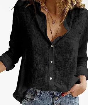 black button up shirt thumbnail 1