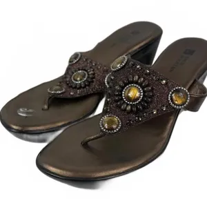 Beautiful Womens Shoes Size 8 Brown thumbnail 1
