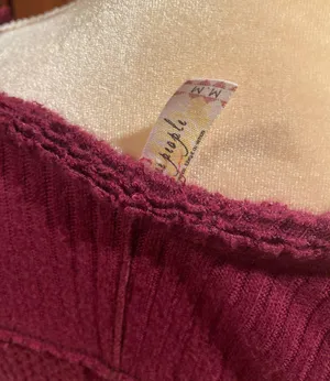 Free People Maroon Top thumbnail 3