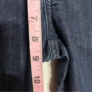 7 For‎ All Mankind The Lexie Women's 27 Petite Dark Wash Blue Denim Bootcut Jean thumbnail 6