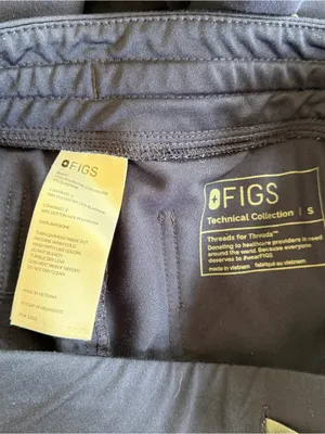 FIGS Technical Collection Navy‎ Jogger Scrub Pants Size Small thumbnail 3
