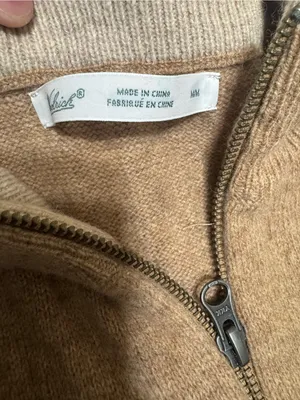 Woolrich sheep motif Zip Up Sweater vest thumbnail 3