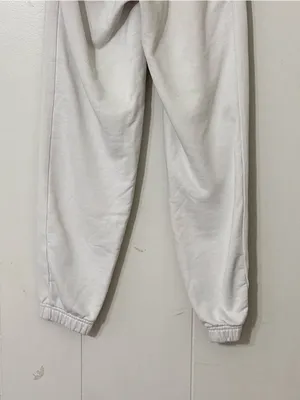 TNA Aritzia Cozy Fleece Jogger Sweatpants Womens XXS Ivory Cream High Rise thumbnail 8