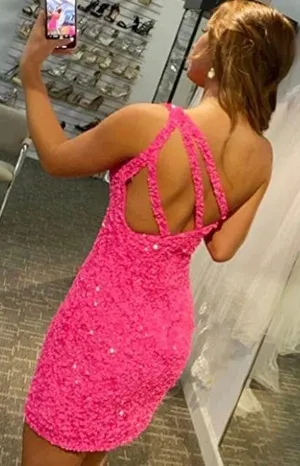 Pink Sparkly Dress thumbnail 2