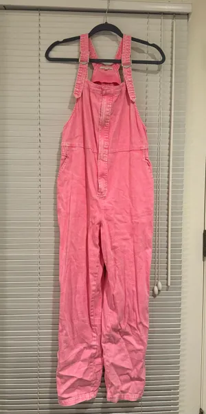 Skies Are Blue Pink Jumpsuit thumbnail 1