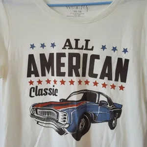 Wound Up All American Classic Hot Rod Muscle Car Patriotic American Shirt XXL 19 thumbnail 3