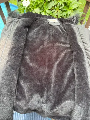 Source Unknown XUANHUANIAO Faux Fur Hooded Parka Jacket - Black size XL thumbnail 11