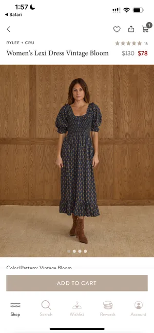 Rylee + Cru Lexie dress thumbnail 2