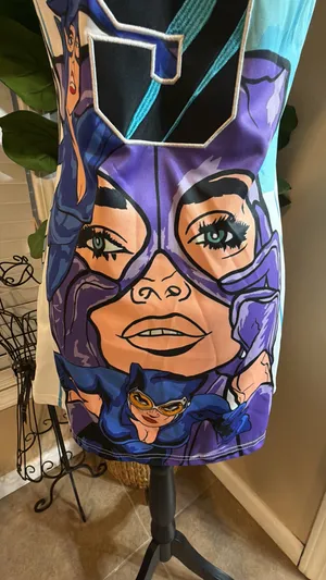 DC Comics Catwoman Graphic Tank Top - Blue/White thumbnail 7