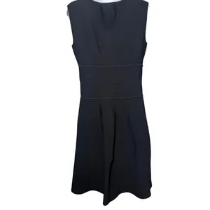 Tory Burch Beasley Black Stretch A-Line Dress Women’s Size L thumbnail 2