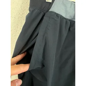 Under Armour Women Black Grey Athletic Running Training Shorts Drawstring Medium thumbnail 3