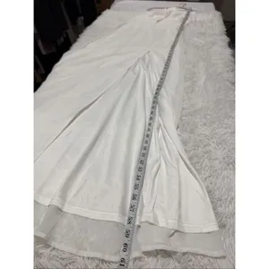 NEW Lulus Romantic Mood Lace Sleeveless Maxi Dress in White Small thumbnail 7
