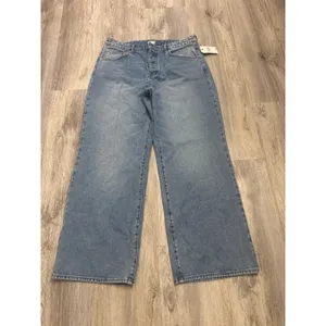 Billabong Rachel Low Waist Jeans Medium Indigo Fade Wide Leg Denim 31 NEW thumbnail 2