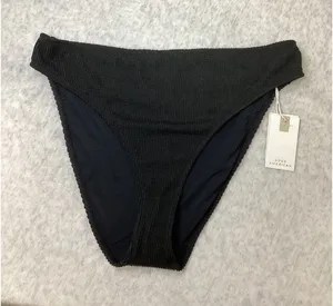 Good American Always Fits Better Bikini Bottom Black Crinkle GSW0145LV 2XL 3XL thumbnail 1