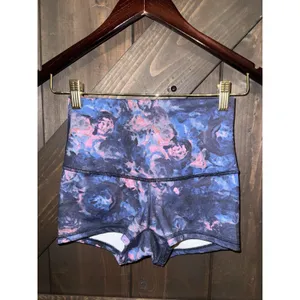 LULULEMON Boogie Short Roll Down‎ Multicolour moody mirage deep navy Size 0 thumbnail 2